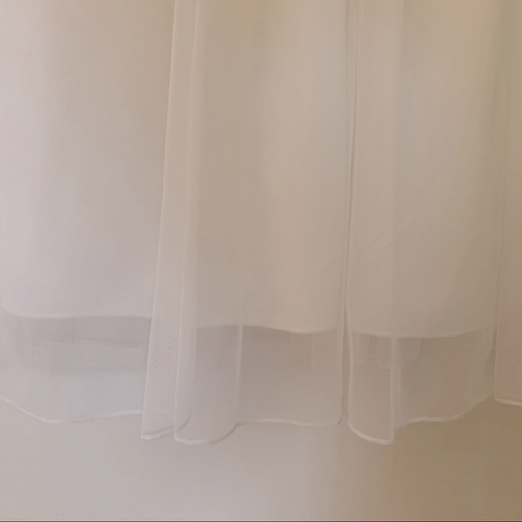 Speechless Kids Formal White Embellished Sheer Overlay A-Line Maxi Dress - Picture 3 of 6